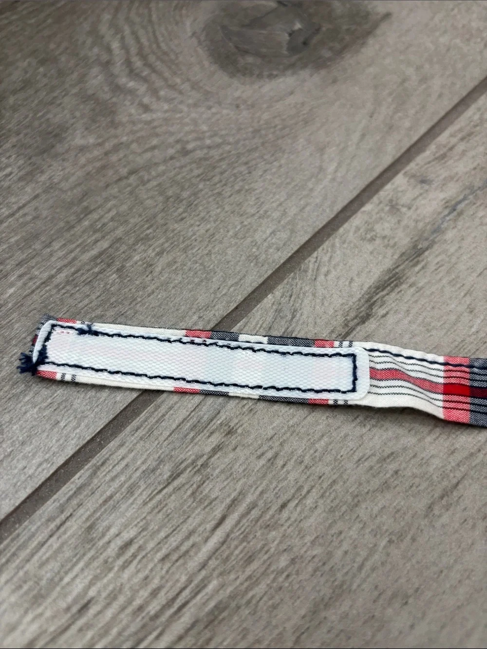 Toddler Plaid Cotton Bow Tie in Red, Green & Navy